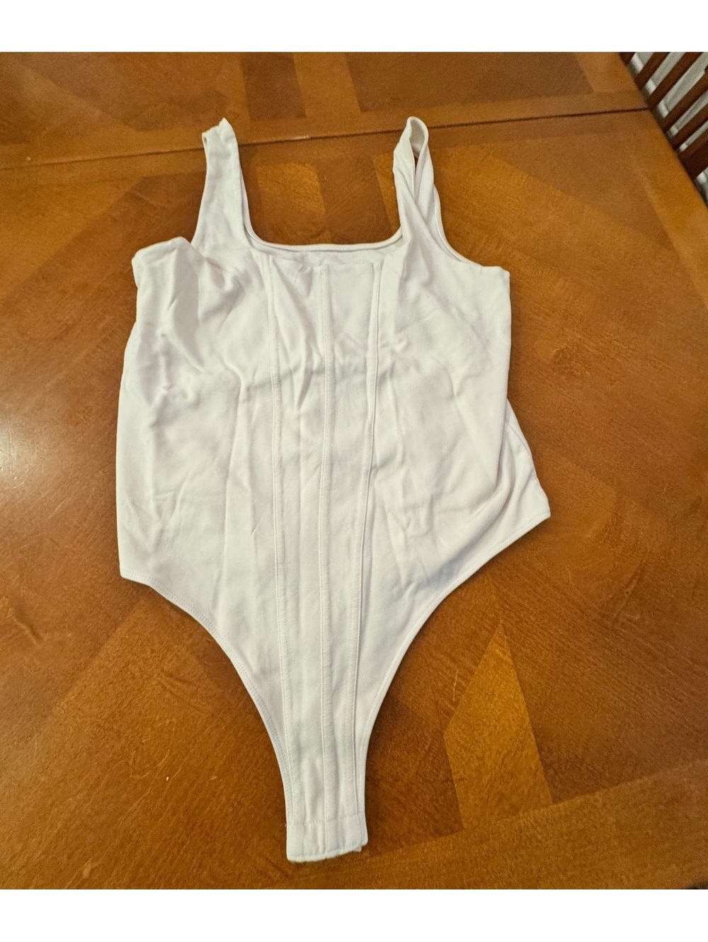 a new day White Sleeveless Bodysuit L 3236